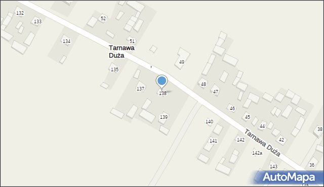 Tarnawa Duża, Tarnawa Duża, 138, mapa Tarnawa Duża