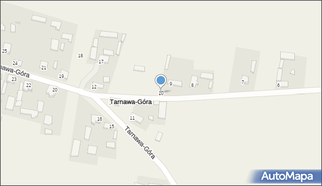 Tarnawa-Góra, Tarnawa-Góra, 10, mapa Tarnawa-Góra