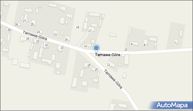 Tarnawa-Góra, Tarnawa-Góra, 13, mapa Tarnawa-Góra