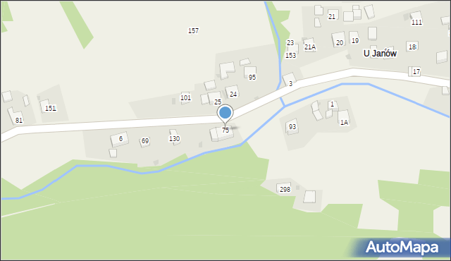 Tarnawa Górna, Tarnawa Górna, 75, mapa Tarnawa Górna