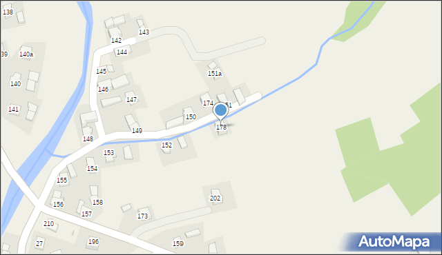 Tarnawa Górna, Tarnawa Górna, 178, mapa Tarnawa Górna