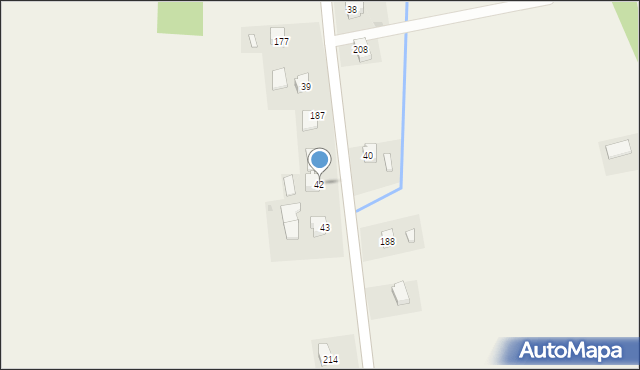 Tarnawa Górna, Tarnawa Górna, 42, mapa Tarnawa Górna