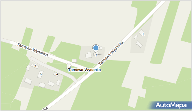 Tarnawa-Wydanka, Tarnawa-Wydanka, 2, mapa Tarnawa-Wydanka