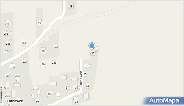 Tarnawce, Tarnawce, 15a, mapa Tarnawce