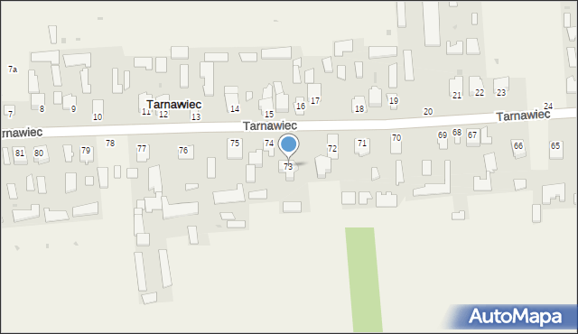 Tarnawiec, Tarnawiec, 73, mapa Tarnawiec