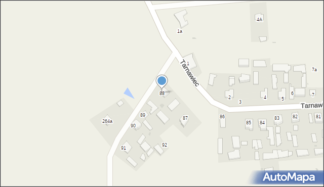 Tarnawiec, Tarnawiec, 88, mapa Tarnawiec
