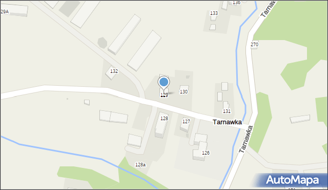 Tarnawka, Tarnawka, 129, mapa Tarnawka