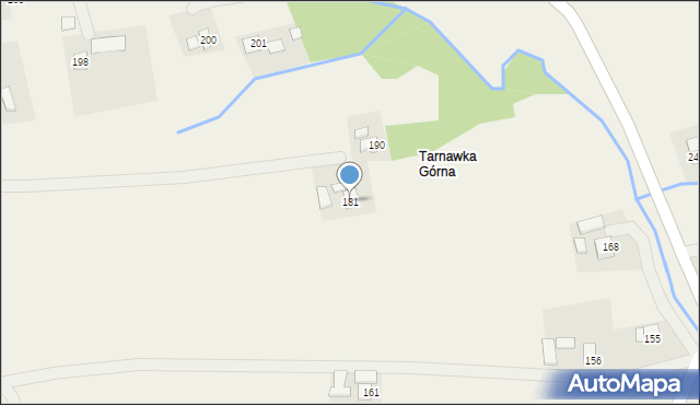 Tarnawka, Tarnawka, 181, mapa Tarnawka