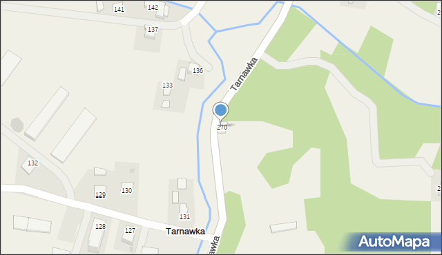 Tarnawka, Tarnawka, 270, mapa Tarnawka