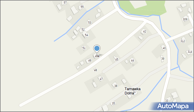 Tarnawka, Tarnawka, 49a, mapa Tarnawka