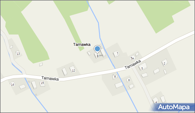 Tarnawka, Tarnawka, 9, mapa Tarnawka