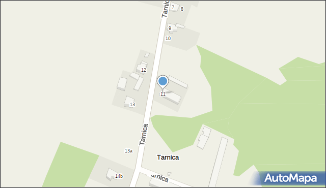 Tarnica, Tarnica, 11, mapa Tarnica