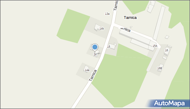 Tarnica, Tarnica, 14, mapa Tarnica