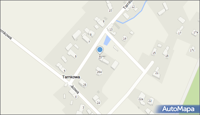 Tarnkowa, Tarnkowa, 23, mapa Tarnkowa