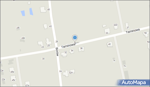 Tarnobrzeg, Tarninowa, 29, mapa Tarnobrzegu