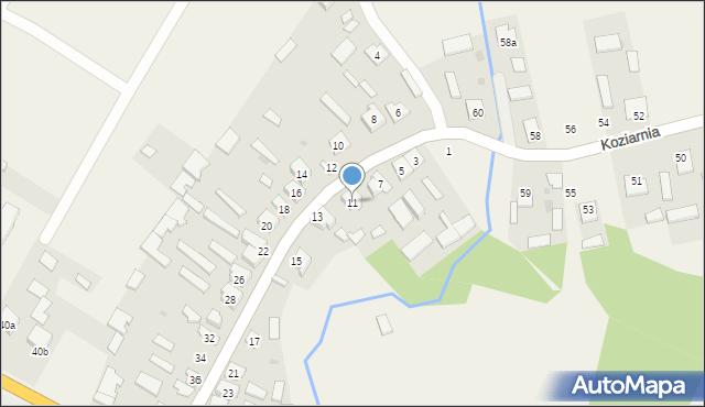 Tarnogóra, Tarnogóra, 11, mapa Tarnogóra