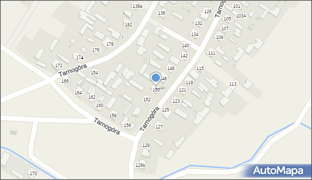 Tarnogóra, Tarnogóra, 150, mapa Tarnogóra