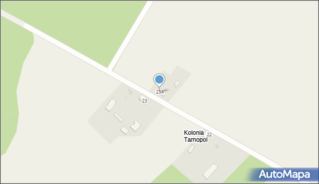 Tarnopol, Tarnopol, 23A, mapa Tarnopol