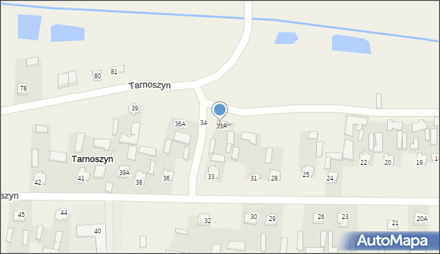 Tarnoszyn, Tarnoszyn, 33A, mapa Tarnoszyn