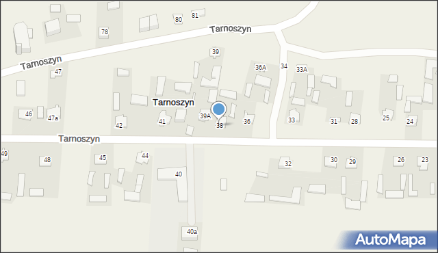 Tarnoszyn, Tarnoszyn, 38, mapa Tarnoszyn