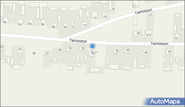 Tarnoszyn, Tarnoszyn, 51, mapa Tarnoszyn