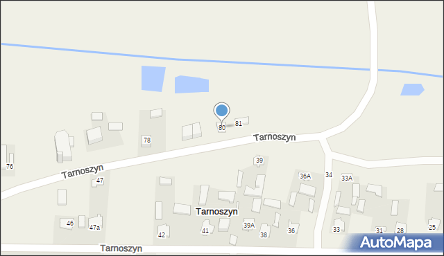 Tarnoszyn, Tarnoszyn, 80, mapa Tarnoszyn