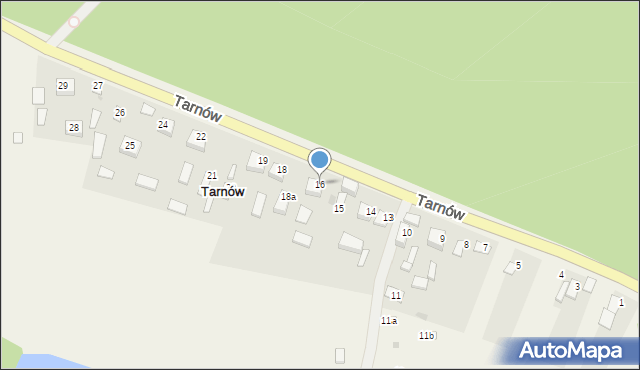 Tarnów, Tarnów, 16, mapa Tarnów