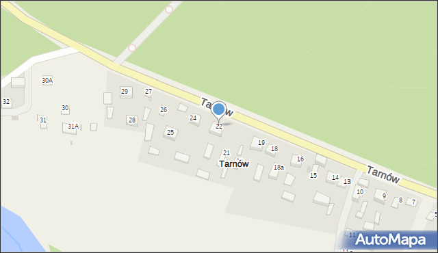 Tarnów, Tarnów, 22, mapa Tarnów