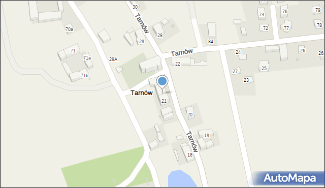 Tarnów, Tarnów, 21a, mapa Tarnów