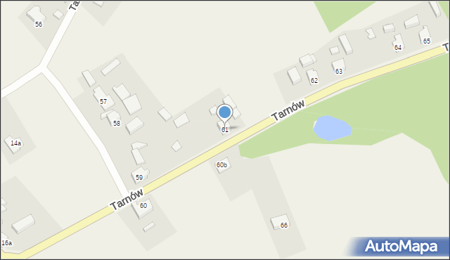 Tarnów, Tarnów, 61, mapa Tarnów