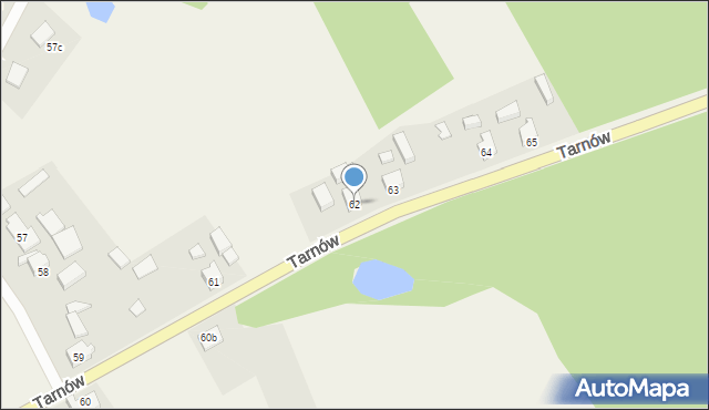 Tarnów, Tarnów, 62, mapa Tarnów