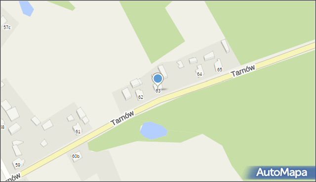 Tarnów, Tarnów, 63, mapa Tarnów