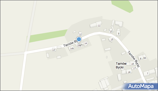 Tarnów Bycki, Tarnów Bycki, 14a, mapa Tarnów Bycki