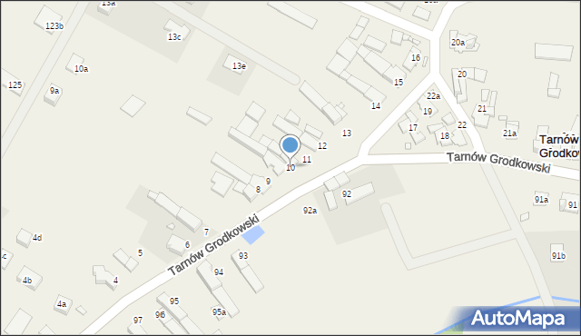 Tarnów Grodkowski, Tarnów Grodkowski, 10, mapa Tarnów Grodkowski