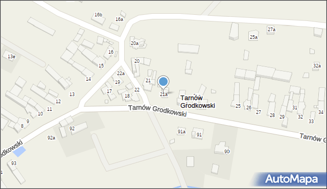 Tarnów Grodkowski, Tarnów Grodkowski, 21a, mapa Tarnów Grodkowski