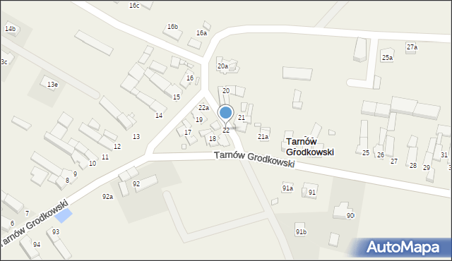 Tarnów Grodkowski, Tarnów Grodkowski, 22, mapa Tarnów Grodkowski