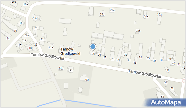 Tarnów Grodkowski, Tarnów Grodkowski, 25, mapa Tarnów Grodkowski