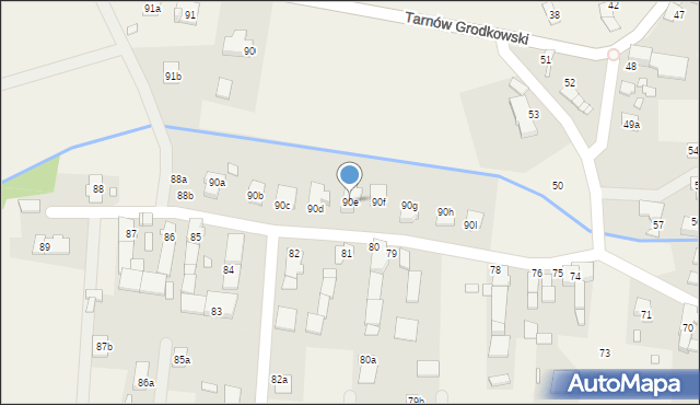 Tarnów Grodkowski, Tarnów Grodkowski, 90e, mapa Tarnów Grodkowski