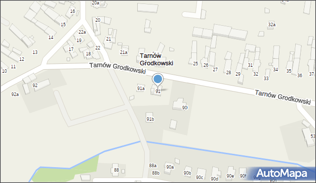 Tarnów Grodkowski, Tarnów Grodkowski, 91, mapa Tarnów Grodkowski