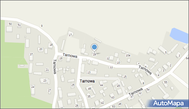 Tarnowa, Tarnowa, 14, mapa Tarnowa