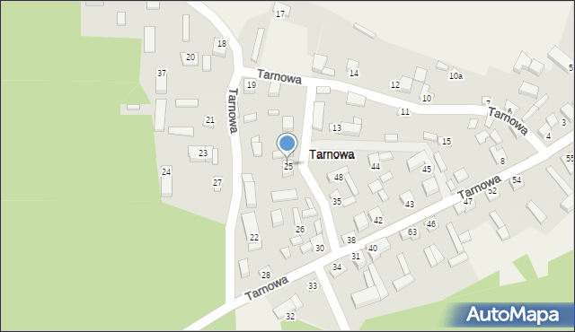 Tarnowa, Tarnowa, 25, mapa Tarnowa