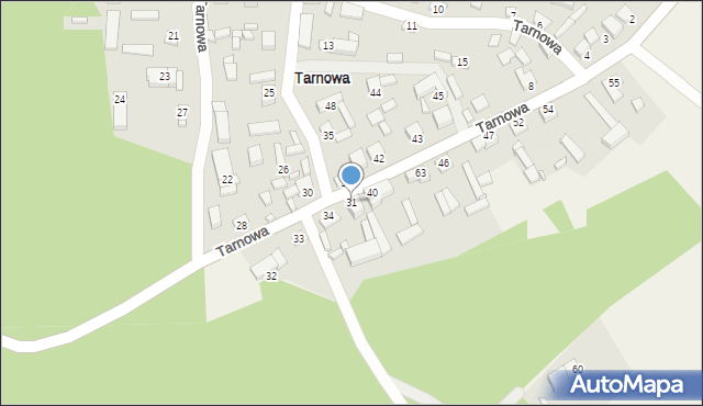 Tarnowa, Tarnowa, 31, mapa Tarnowa