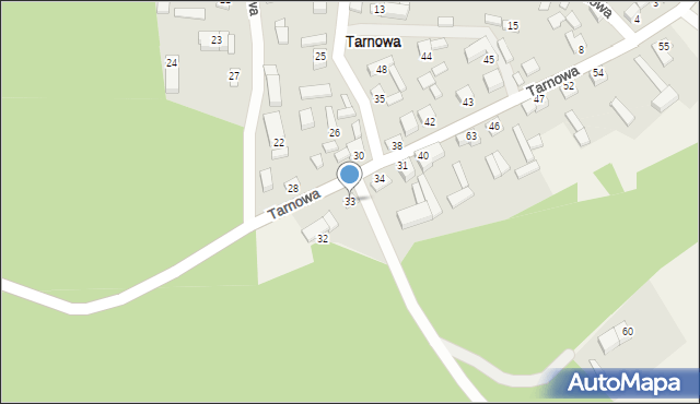 Tarnowa, Tarnowa, 33, mapa Tarnowa