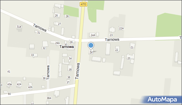 Tarnowa, Tarnowa, 24, mapa Tarnowa