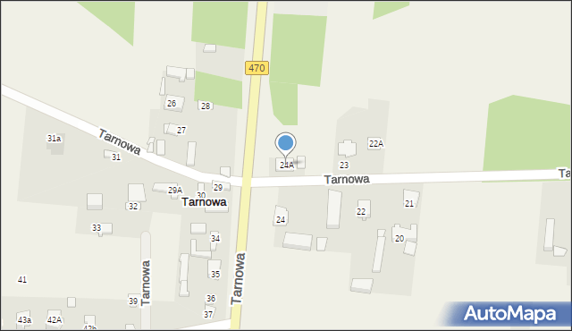 Tarnowa, Tarnowa, 24A, mapa Tarnowa