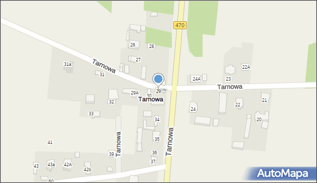 Tarnowa, Tarnowa, 29, mapa Tarnowa