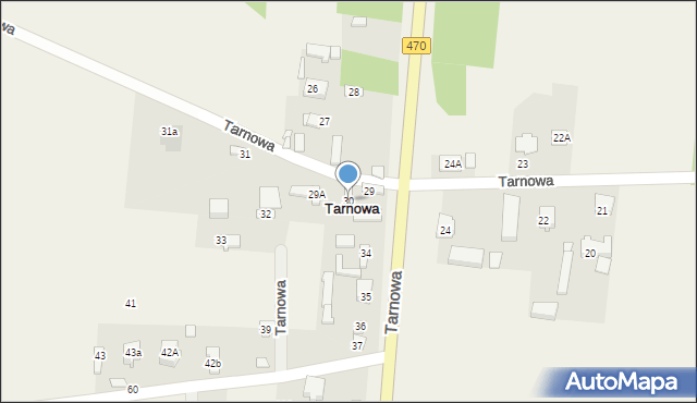 Tarnowa, Tarnowa, 30, mapa Tarnowa