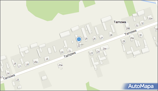 Tarnowa, Tarnowa, 22, mapa Tarnowa