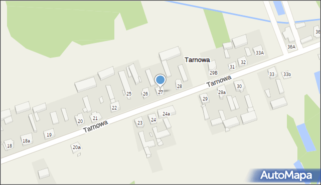 Tarnowa, Tarnowa, 27, mapa Tarnowa