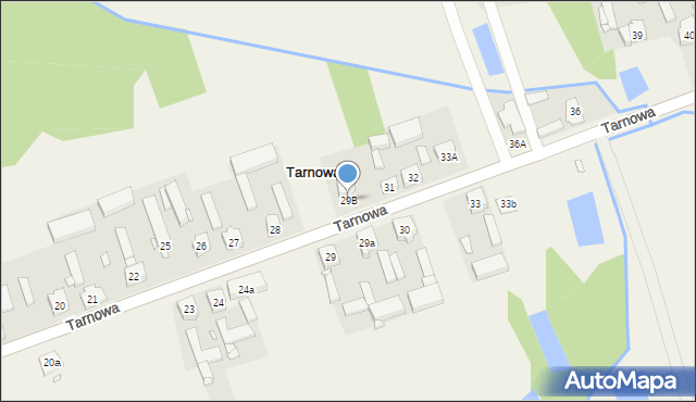 Tarnowa, Tarnowa, 29B, mapa Tarnowa